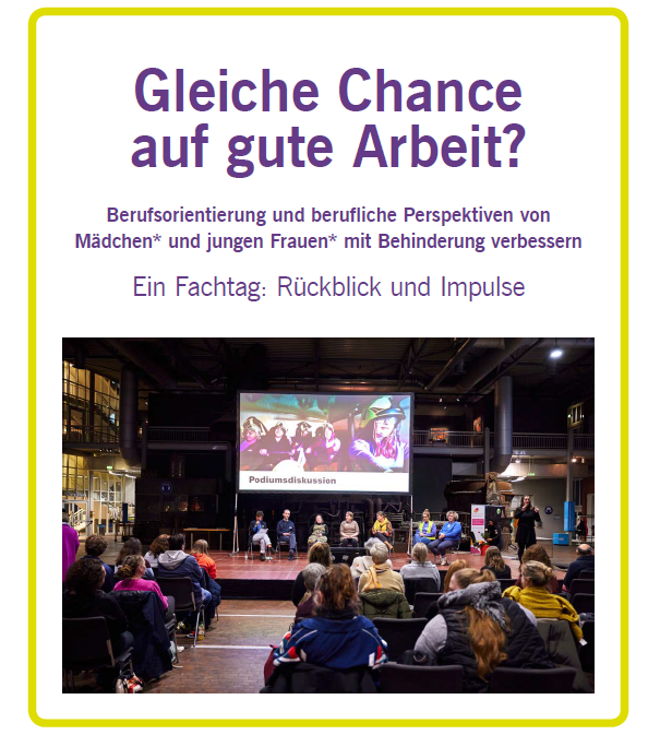 Zu sehen ist das Titelbild der Dokumentation des Fachtags.